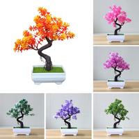 Simulation Plant Artificial Home Decor Potted Tree Bonsai Table Centerpieces