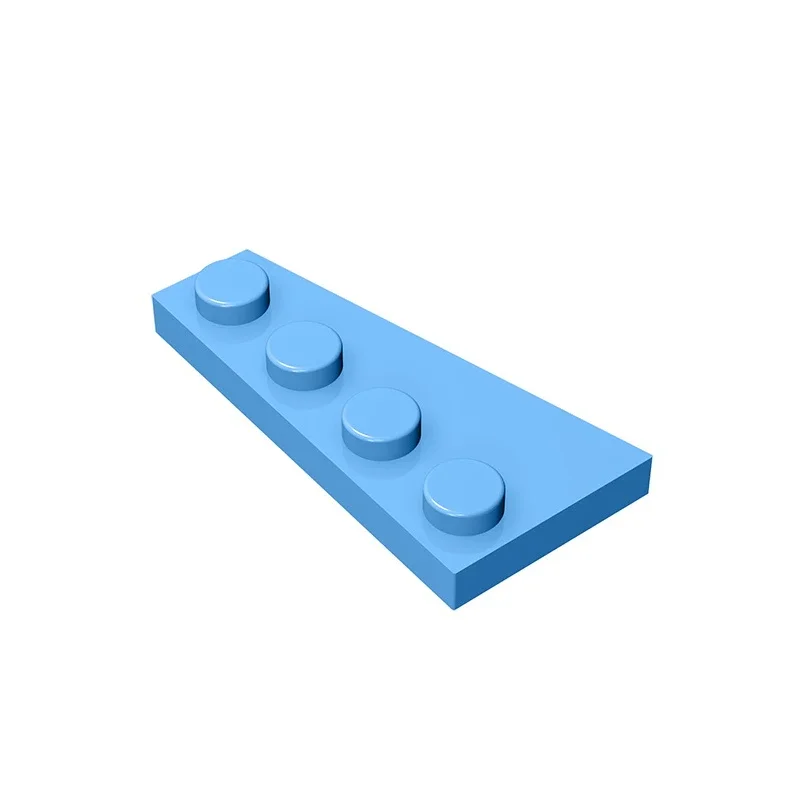 مكعبات بناء ألواح إسفين MOC-Wedge للأطفال ، طوب صحيح 4 × 2 ، متوافق مع الموديل ، كتل بناء ، تجميع ذاتي الصنع ، لعبة لغز ،