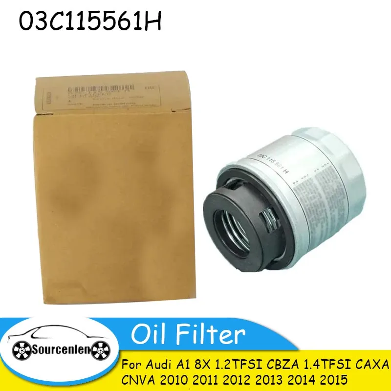 Oil Filter 03C115561H 03C11-5561H for Audi A1 8X 1.2TFSI CBZA 1.4TFSI CAXA CNVA 2010 2011 2012 2013 2014 2015