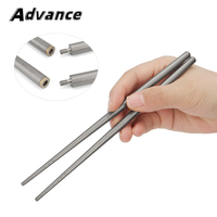Detachable Titanium Alloy Chopsticks Portable Outdoor Traveling Camping Tableware Non-toxic Picnic Tool