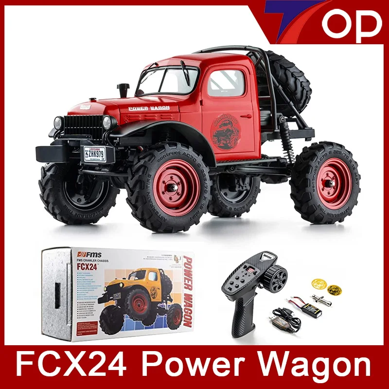 

FMS Rochobby 1:24 Power Wagon Fcx24 Rc Crawler Model Buggy RTR Car