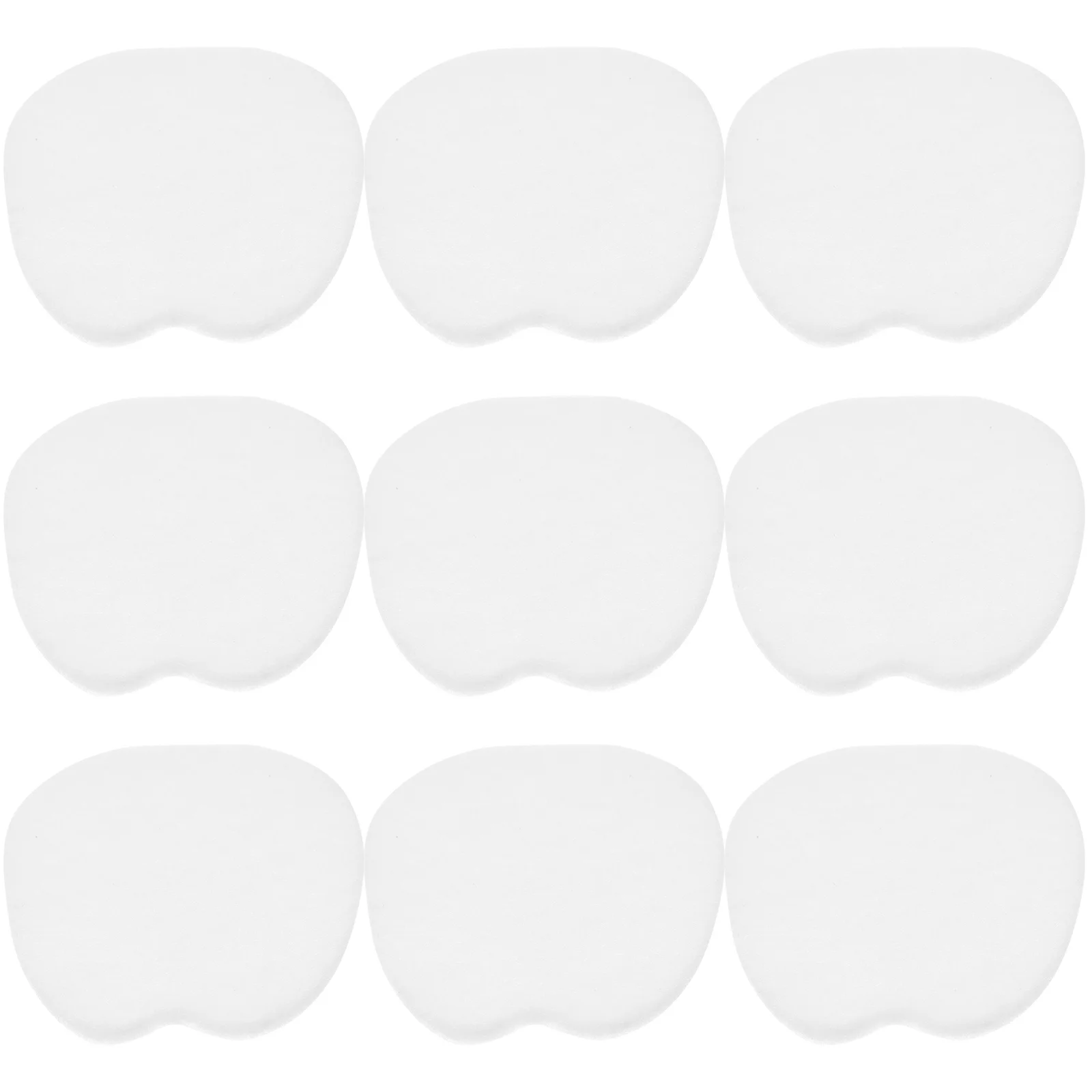 

9pcs Felt Shoe Tongue Pads Anti-Slip Sweat-Absorbing Inserts For Women Men Trimming Daily Use Pads For Sneakers