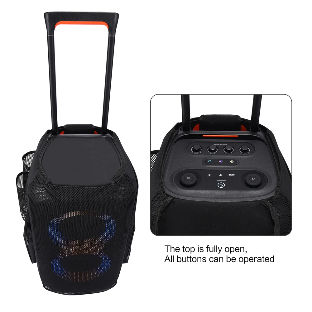 Outdoor Dust Protection Case Multifunctional Carrying Cover Case Speaker Protective Case for JBL PartyBox Stage 320 Speaker