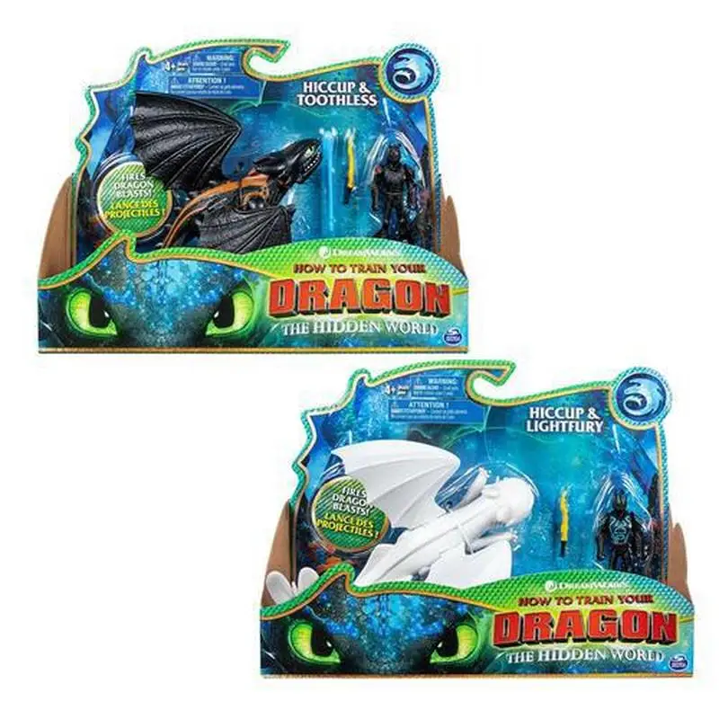 Toothless Light Fury Original Action Figure Disney Cartoon How To Train Your Dragon Genuine Anime Figure Christmas Gifts For Kid