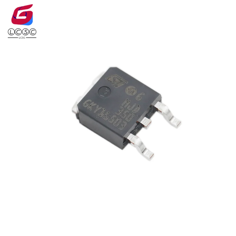 

10-100Pcs/Lot Original MJD350 MJD350T4 Complementary Silicon Power Transistors 15W 300V 500mA PNP TO-252-2(DPAK) Triode