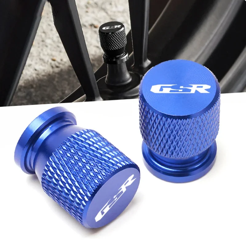 2PCS For Suzuki GSR 750 600 400 GSR400 GSR600 GSR750 Accessories Motorcycle CNC Aluminum Tire Valve Air Port Stem Cover Caps