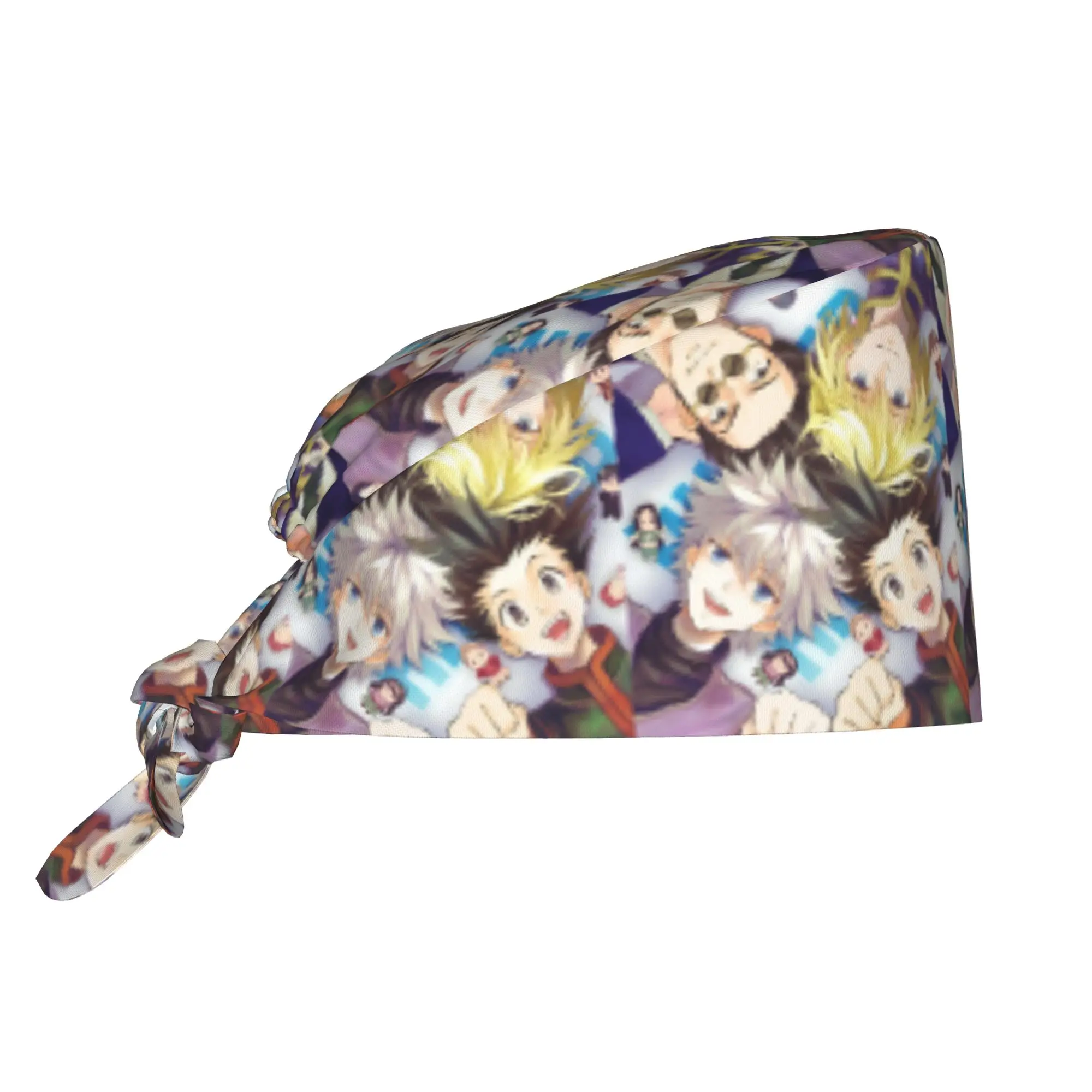 touca-cirurgica-personalizada-hxh-anime-para-limpeza-e-trabalho-confortavel-para-homens-e-mulheres-touca-de-enfermeira-para-dentista
