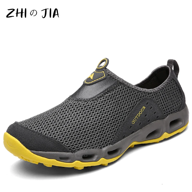 36-46 Couple Outdoor Casual Shoes Summer Mesh Breathable Hiking Shoes Outdoor Mountaineering Water Wading Speed Drying Footwear