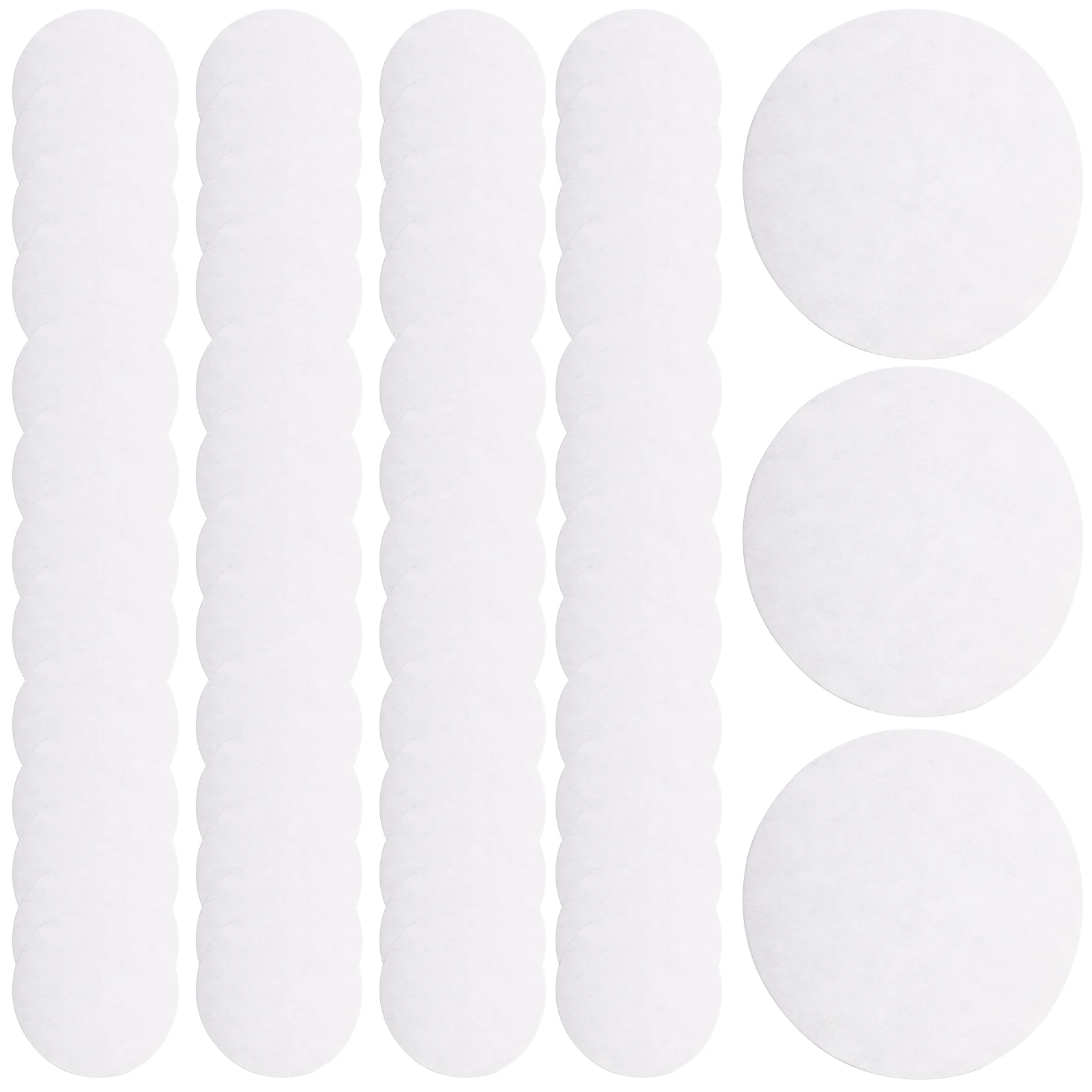 

100 PCS Filter Paper Chemistry Developed Base Disc Active Circles Discs for Wipe Test Lab