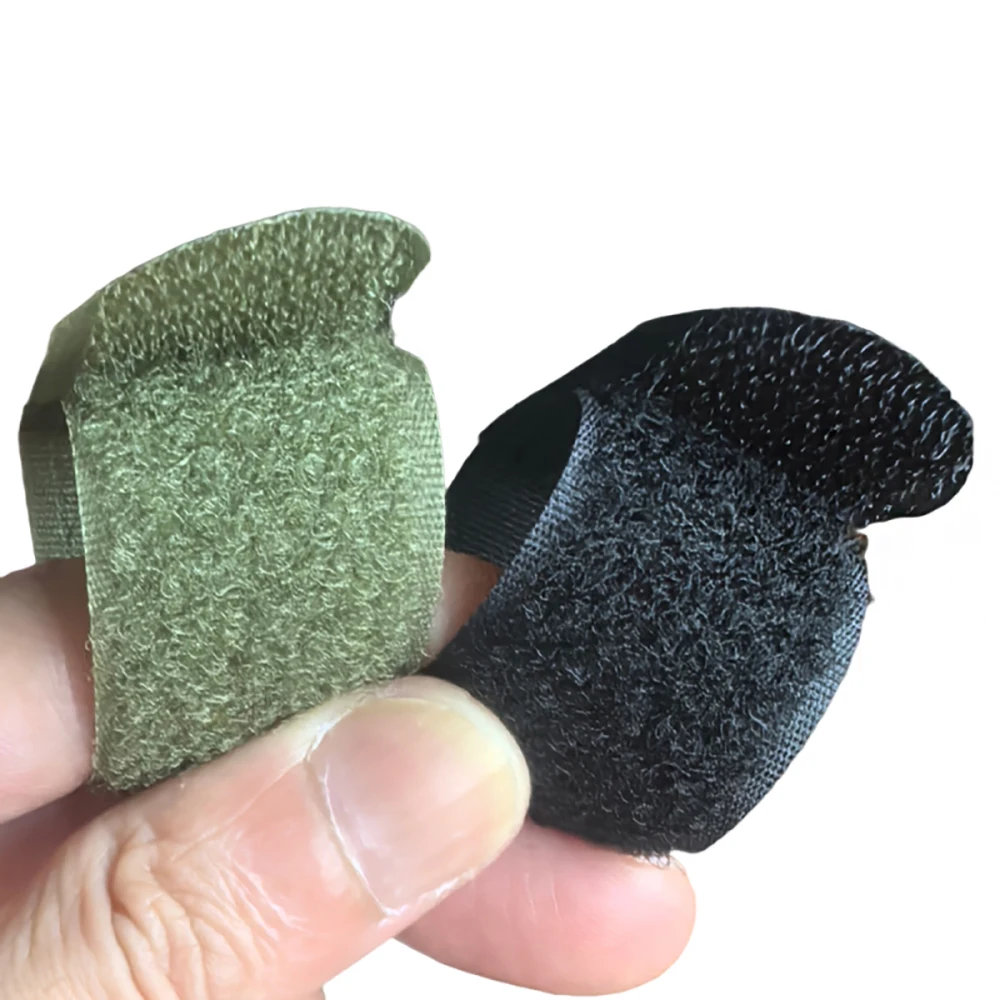 20 Stück 12 cm taktische Befestigungsriemen mit Klettverschluss, wiederverwendbare Riemen, Molle-Nylonriemen für Outdoor-Taschen, Kleidung, Schuhe, Rucksäcke – Detail 7