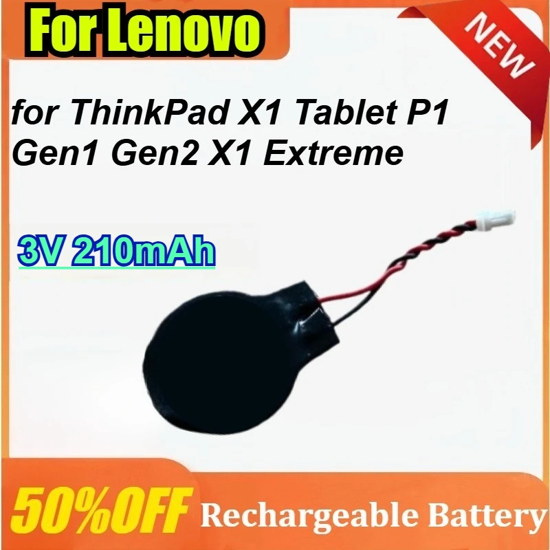 

10Pcs CR2032 for Lenovo BIOS CMOS Battery ThinkPad X1 Tablet P1 Gen1 Gen2 X1 Extreme Motherboard 3V 210mAh Wholesale