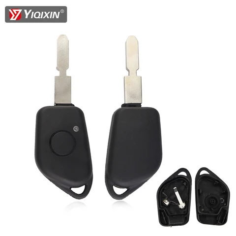 YIQIXIN 1 кнопка дистанционного ключа оболочка для Citroen для Peugeot 106 205 206 306 405 406 автомобиля фотооболочка с необработанным лезвием 406