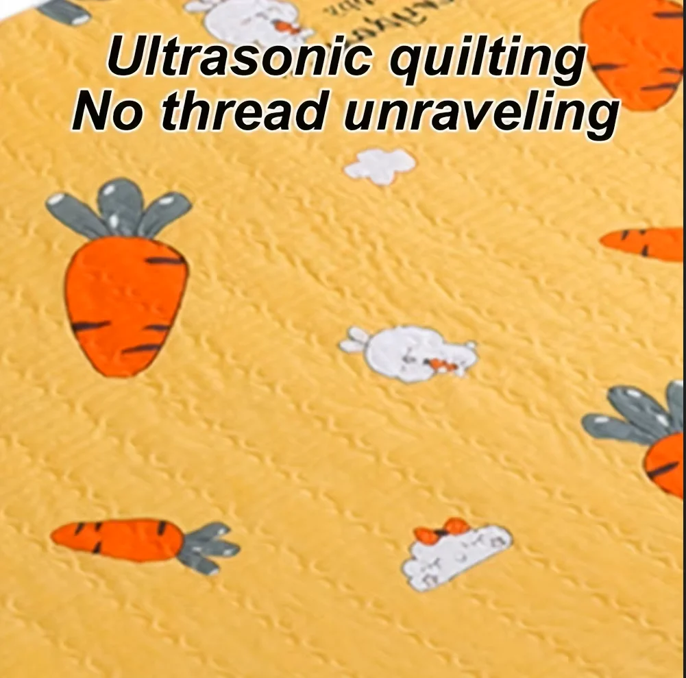 1. Niedliche, karottenförmige, super saugfähige und wiederverwendbare Toilettenunterlage für Kaninchen mit einem zufälligen Muster, leicht zu reinigen, maschinenwaschbar, rutschfest, geeignet für Kotunterlagen für Kaninchen und Hunde, kann auch zur Dekoration von Kaninchenkäfigen verwendet werden, für alle Jahreszeiten geeignet. – Detail 1