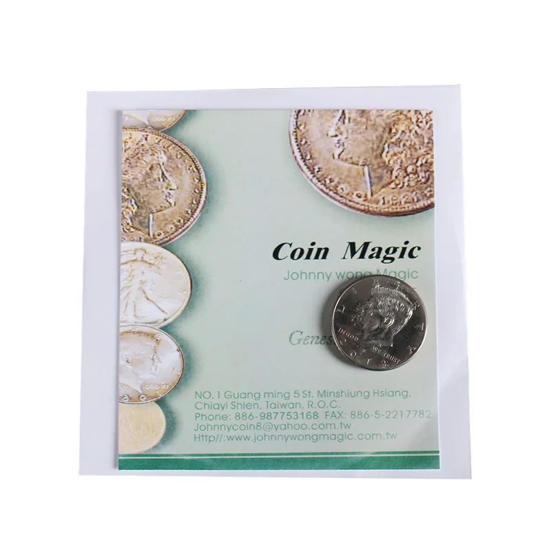 جوني وونغ نشأة 4 (مع دي في دي) من قبل جوني وونغ (الولايات المتحدة نصف دولار مجموعة) الحيل السحرية أوهام عن قرب الدعائم السحرية