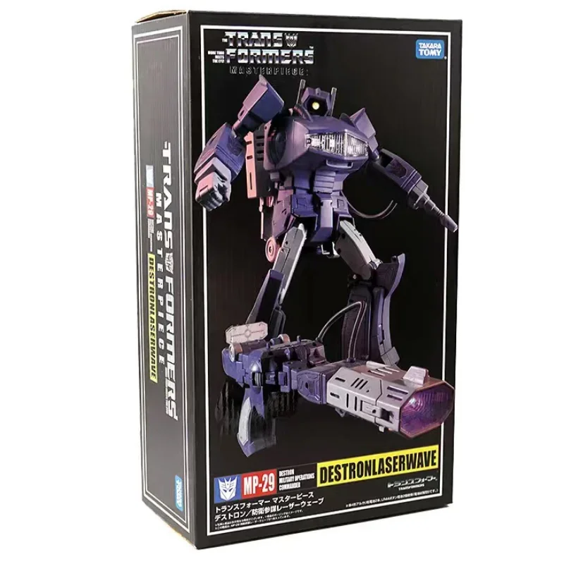 

Takara Tomy Transformers Toys MP29 Shockwave Destronlaserwave Action Figures Collected Robot Model Toys Birthday Gift ABS
