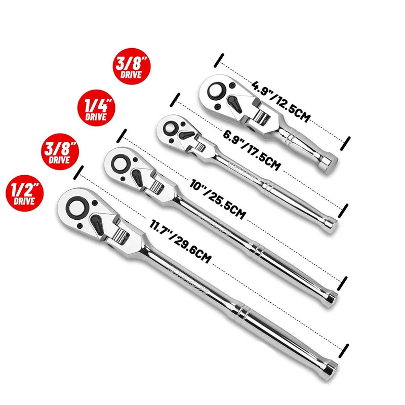 تصميم جديد 4 قطع 72 حزام مسنن الإفراج السريع مرنة الدورية رئيس المقبس اسئلة وجع مجموعة أدوات