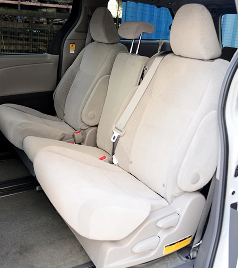 

Genuine Leather & Leatherette Seat Cover for Toyota SIENNA XLE LE Covers Seat Cars Supports 7 & 8 Seats Protectors Set 2004-2022