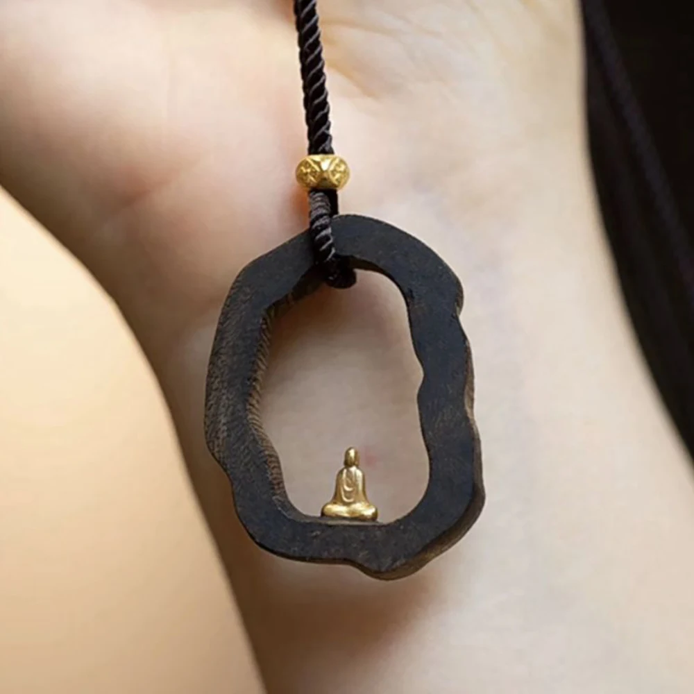 Tibetan Buddha Amitabha Pendant Necklace For Men Women Choker Retro Lucky Amulet Healing Jewelry Unique Gift Drop Shipping