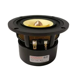 1 Piece Soundhits SQ-405R 4'' Full-Range Speaker Unit Casting Aluminum Basket Wood Pulp Mixed Yellow Paper Cone 4/8ohm 20W