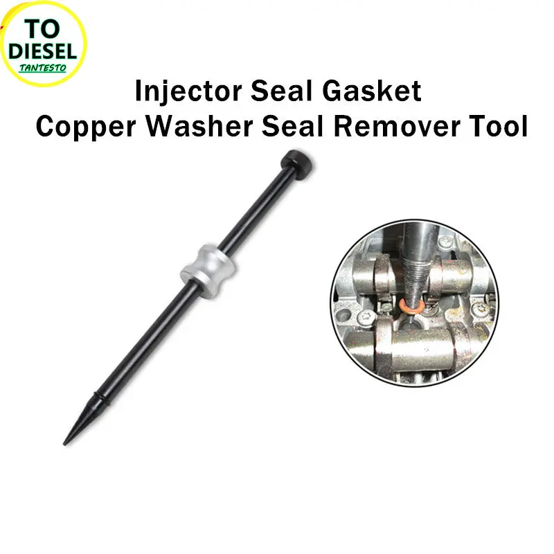 Universal Common Rail Injector Copper Washer Seal Gaskets Removal Puller Tool