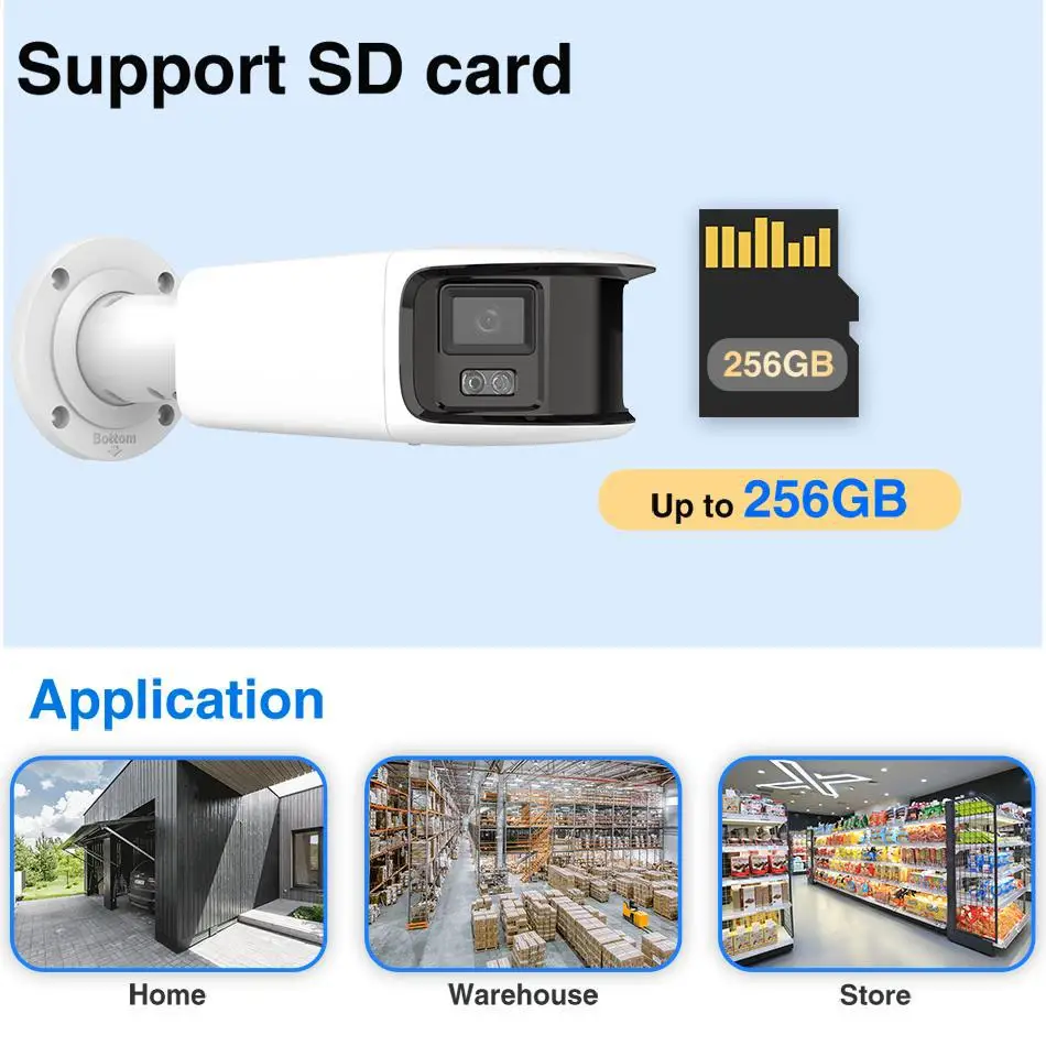  HIK 4MP 8MP Panoramic ColorVu Bullet Network Camera replace DS-2CD2T87G2P-LSU/SL Acusense Strobe Light and Audio Alarm IP Camer