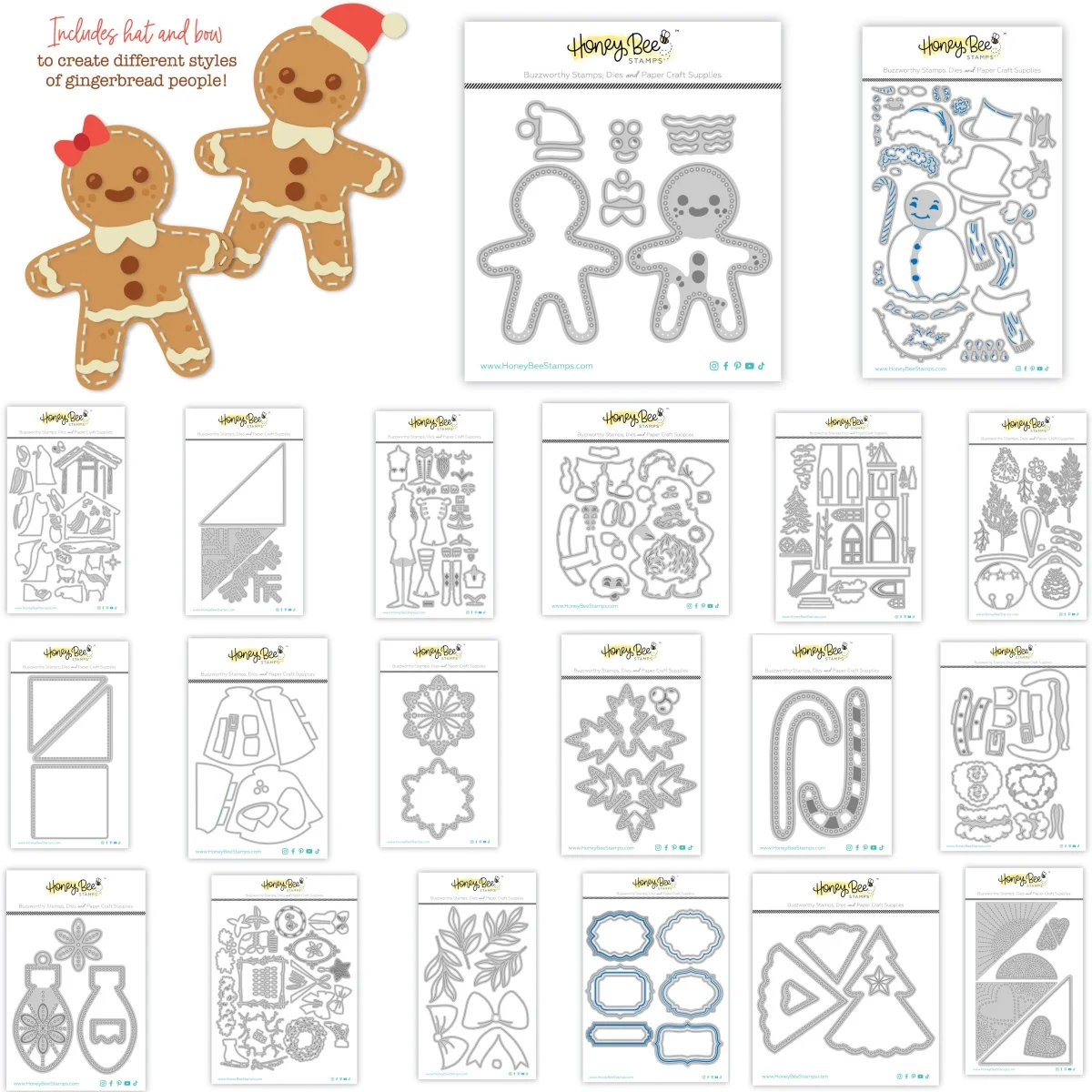 

Gingerbread Christmas Tree Sleigh Bell Cathedral Metal Cutting Dies for DIY Making Card Scrapbook Embossed Paper Album Craft