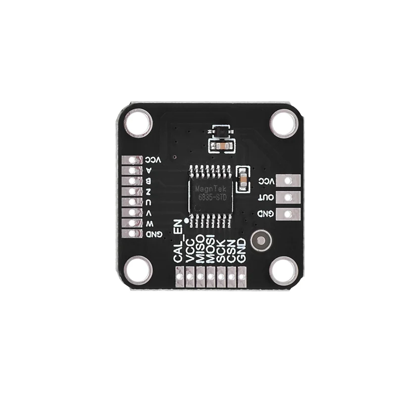 Modulo encoder magnetico MT6835 21BIT, PWM/SPI migliorato per motori brushless, dotato di magnete per sostituire AS5048-VVNB