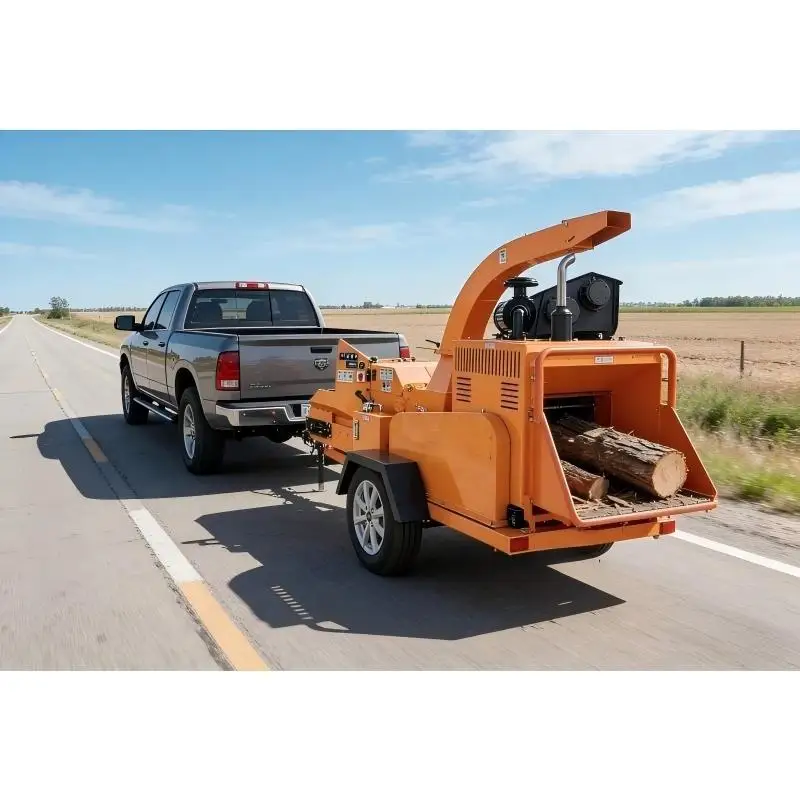 Factory Direct Wood Chipper Shredder Farm Widely Using Wood Chipper Shredder Braches Wood Splitter Crushing Machine