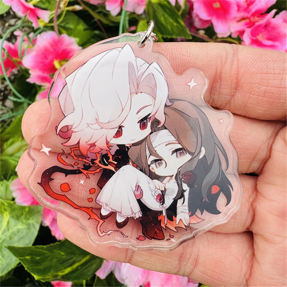 Tożsamość gry Ⅴ Artysta najemnik rycerz księżniczka fotograf kostiumy Cosplay Anime breloczek brelok akcesoria wisiorek