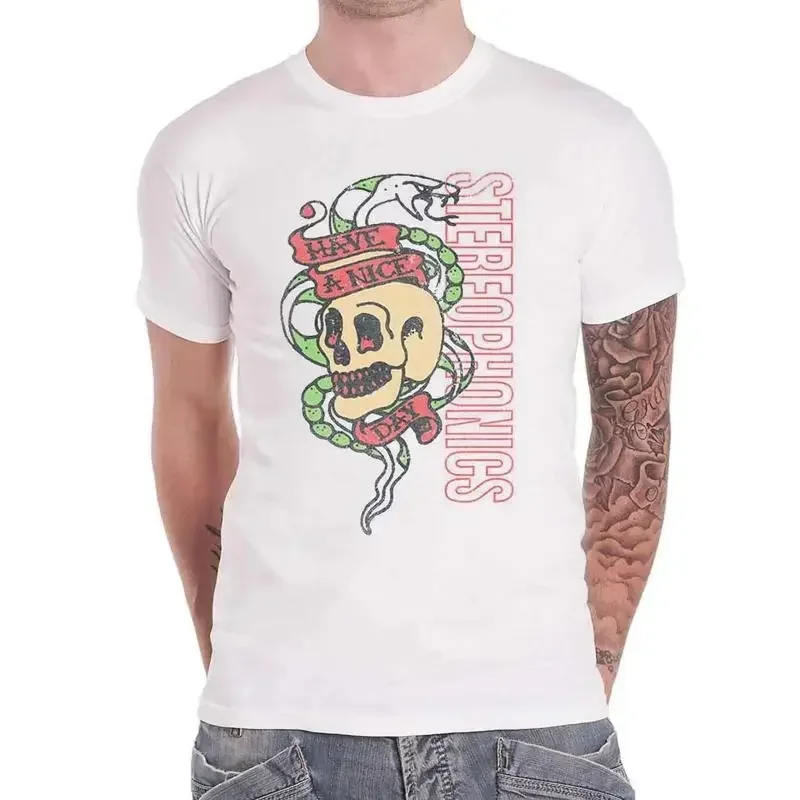 Stereophonics Have A Nice Day Snake Skull Band T Shirt Reprint S 4Xl