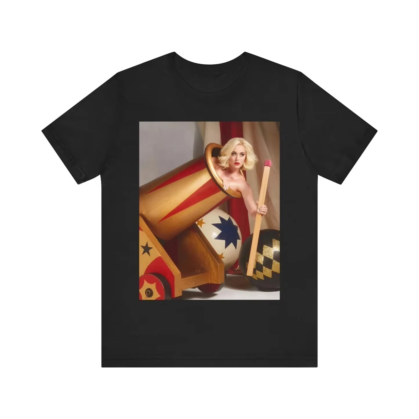 

Female Clown Circus Fashion Trend Pattern Printing Summer Luxury Brand Cotton Men's and Women's T-Shirts Short Sleeves