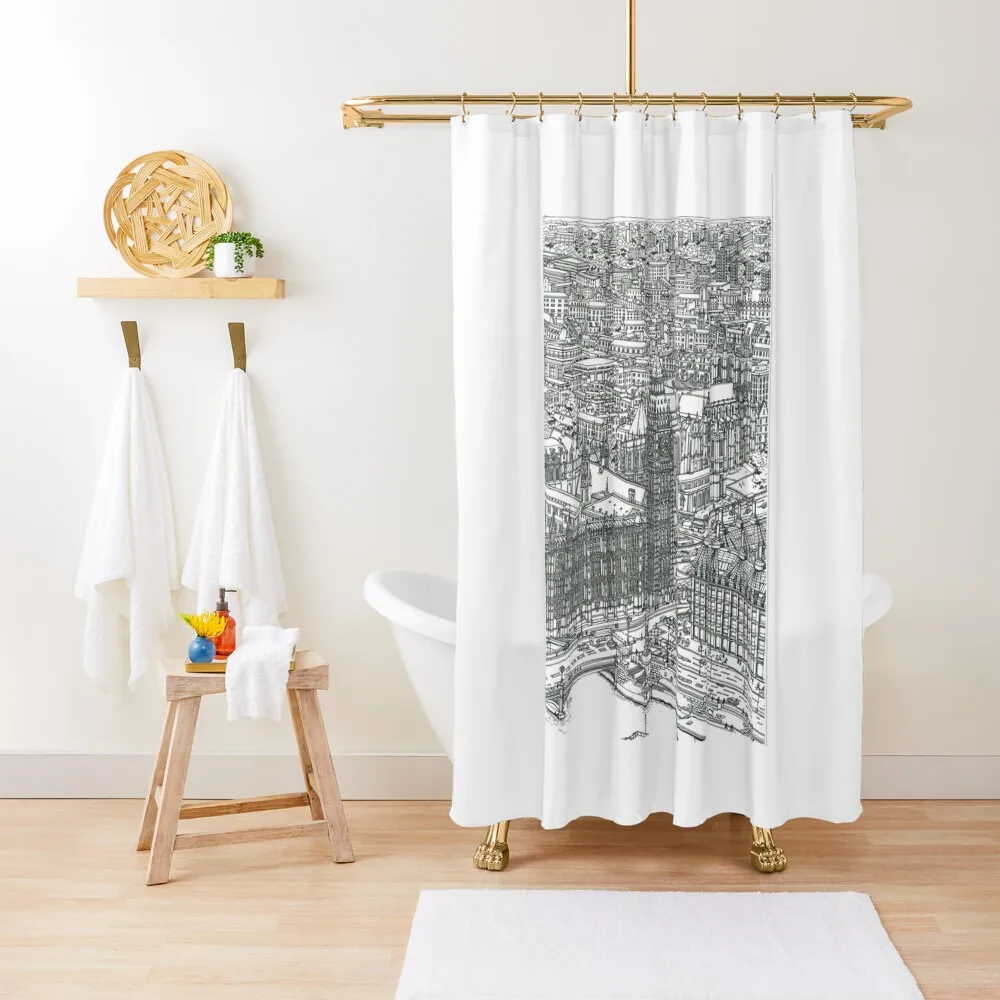 

Big Ben Shower Curtain Bathroom And Shower Shower Waterproof Waterproof Fabric Washable Waterproof Fabric Curtain