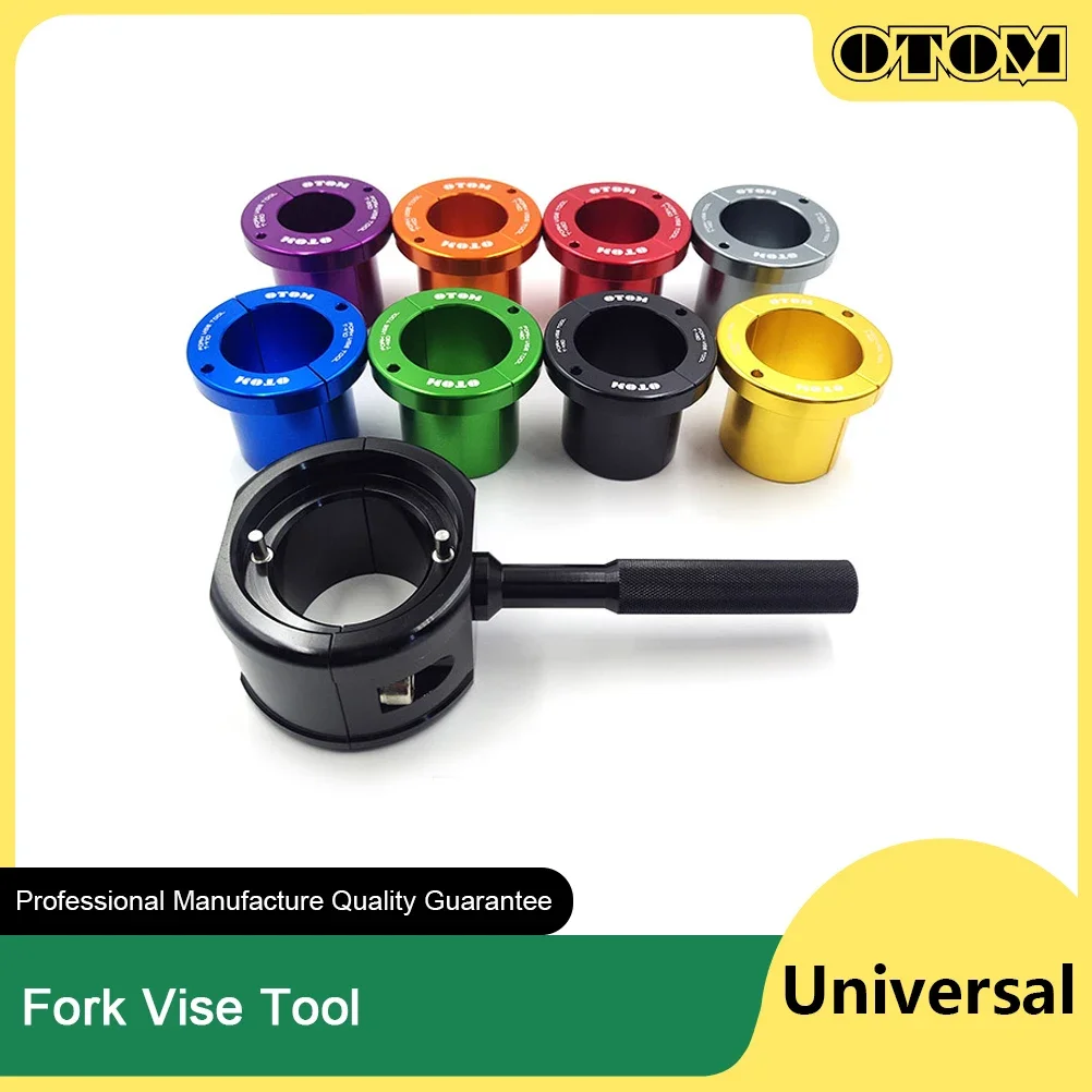 

Universal Motorcycle Fork Vise Tool Front Shock Absorber Polished Rod Holding Clamp Handlebars For KTM YAMAHA HONDA KAWASAKI RMZ
