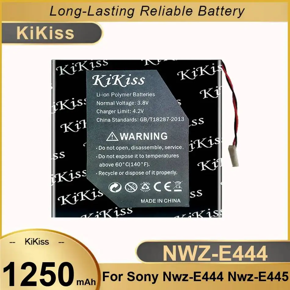 

Надежная сменная батарея для MP3-плеера, высокопроизводительная, 1250 мАч, для Sony Walkman NWZ-E, NWZ-E444, NWZ-E443, NWZ-E445