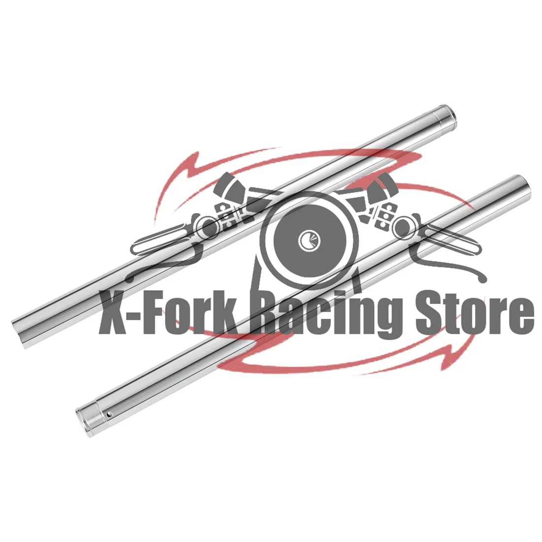 Gold/Silver Front Fork Inner Tubes Shock Pipes For Honda FTR223 2000-2017 01 02 03 04 05 06 07 08 09 10 51410-KPM-003 37x606mm