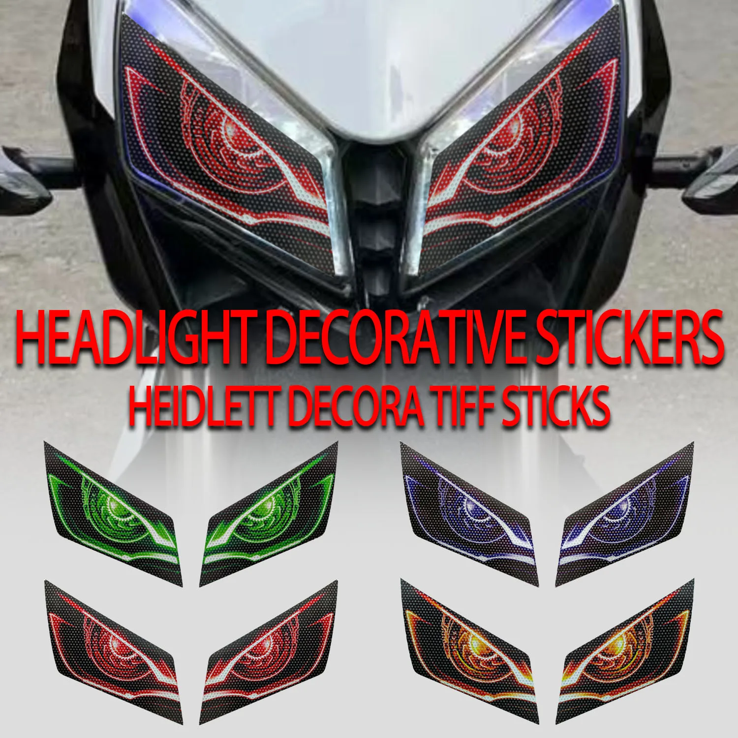 

Suitable for Yadea X5 modified new headlight protective film car light decorative stickers