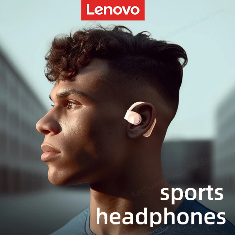 Lenovo LP76 Wireless Headphones TWS Bluetooth 5.3 Noise Reduction Sports Ear Hook HiFi Gaming Earphones Long standby 400mAH