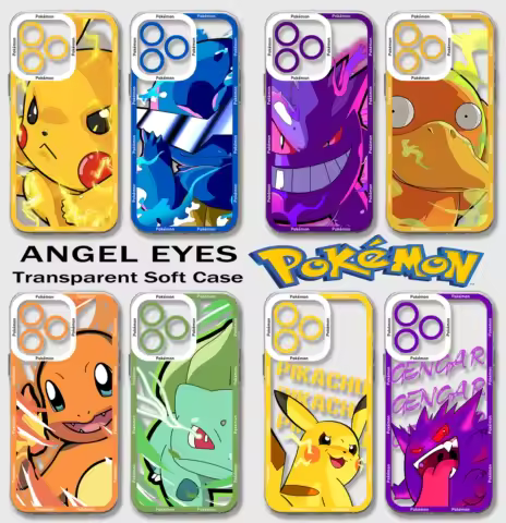 Anime Pokémons Hot Cartoon Phone Case For TECNO CAMON 30 20 POVA 6 5 SPARK 10 Infinix Smart 8 7 Note Hot 40 30i 20i Pro 5G Cover