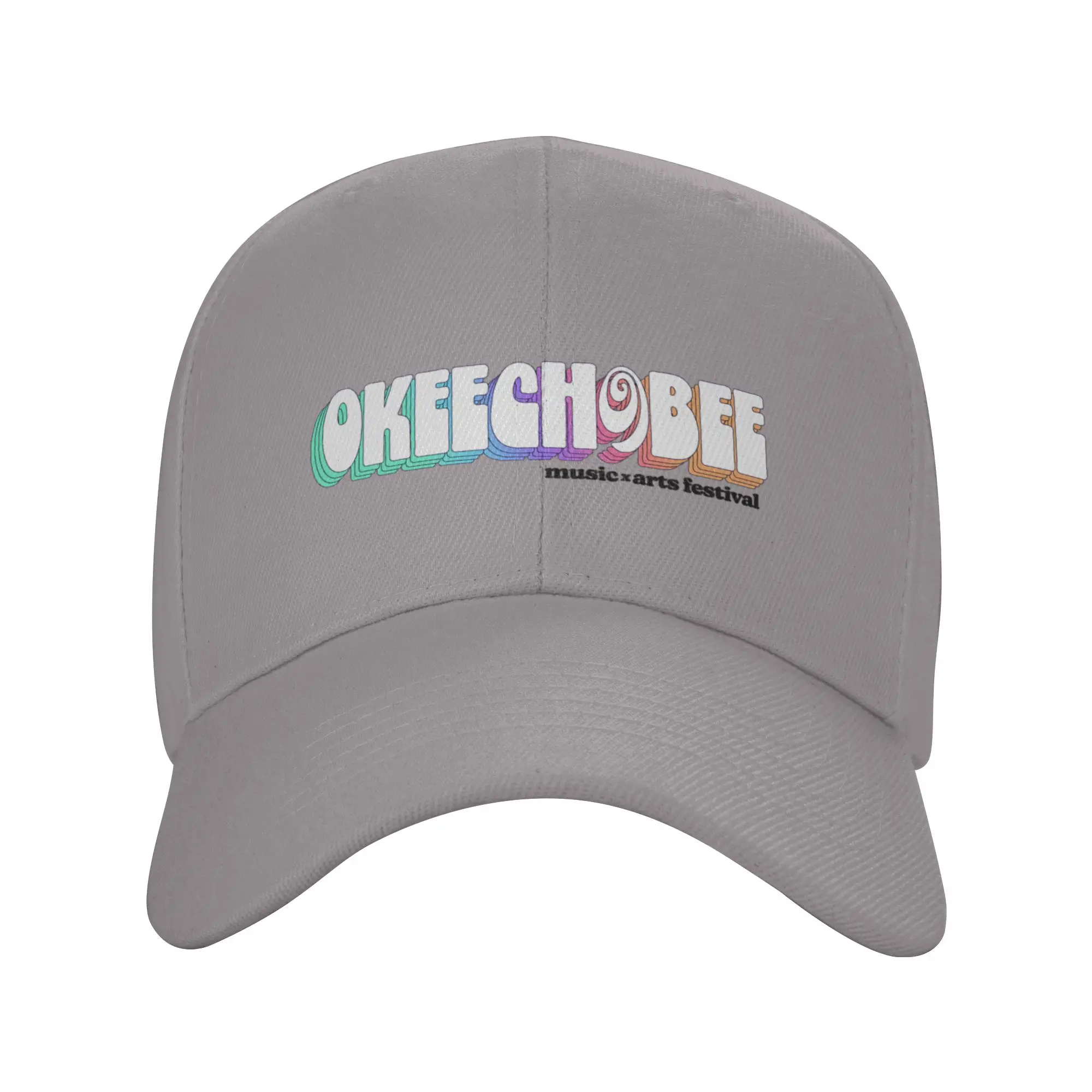Hot Sale Okeechobee Music Festival Sticker Baseball Cap  Oversized Summer Woman Cap  Travel Sightseeing Summer Woman Cap