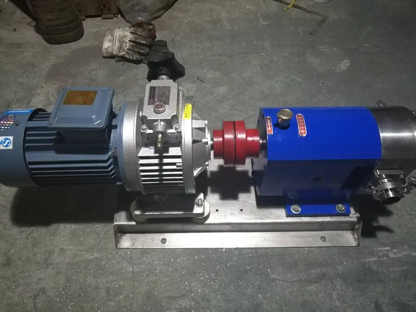 3rp25 مضخة شوكولاتة صحية من الفولاذ المقاوم للصدأ Ss316