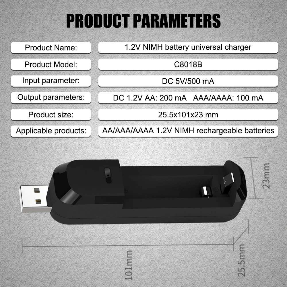 Baterias recarregáveis de 1.2v aaaa 400mah ni-mh para o estilete ativo da pena de superfície com carregador conduzido usb