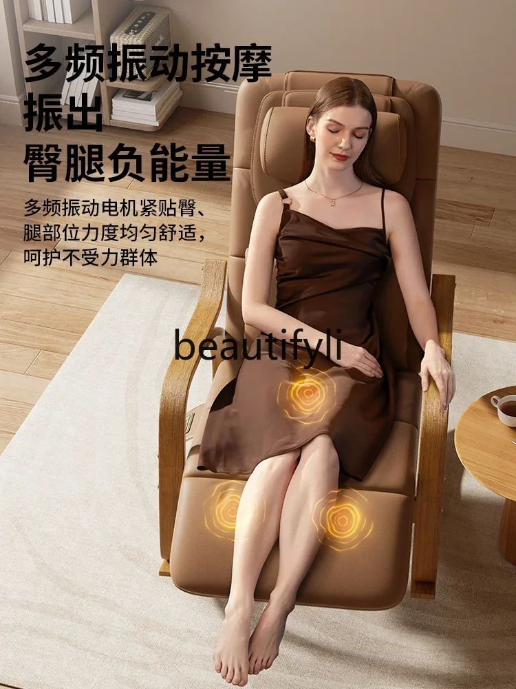 كرسي تدليك منزلي لكامل الجسم أداة ذكية الخصر الخلفي والعمود الفقري العنقي أريكة صغيرة متعددة الوظائف