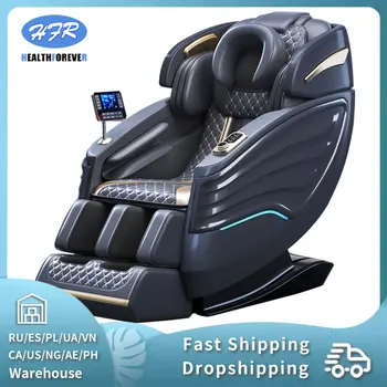 Image Full Body Professional 3D Zero Gravity Intelligent Electric Automatic Luxury Heating Shiatsu Massage Chair Rocking Sofa