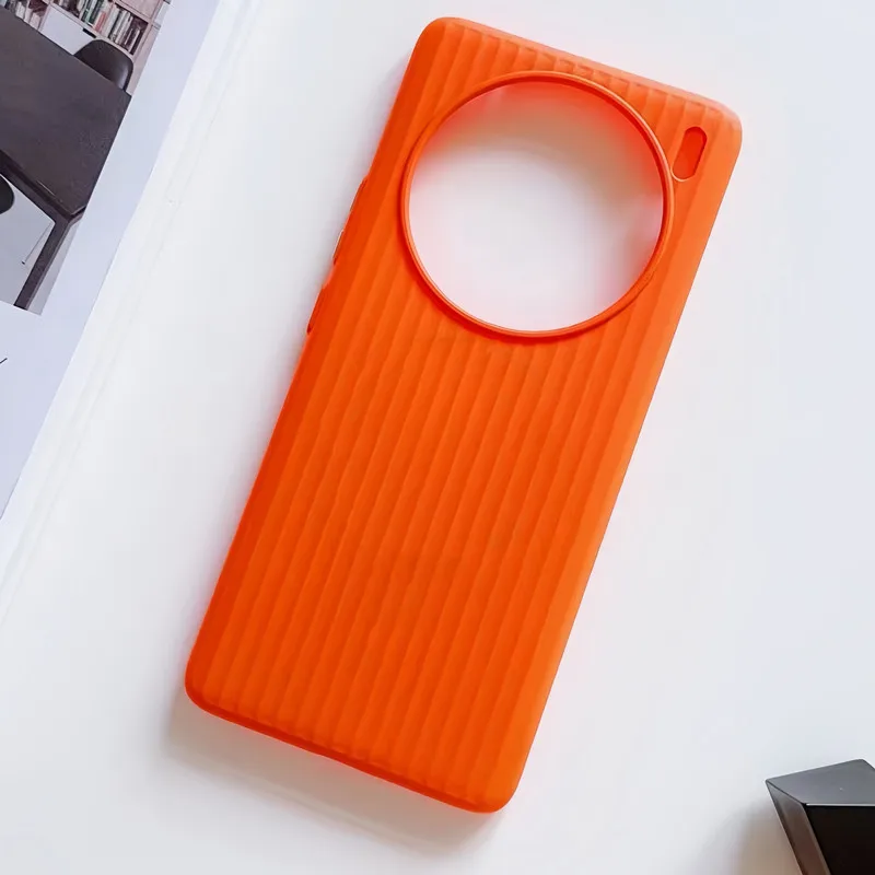 Corrugated Back Case For Vivo X200 Pro/X200 Pro Min /X200 Ultra /X100 Pro Slim Hard Matte uneven Cover Anti-Fingerprint