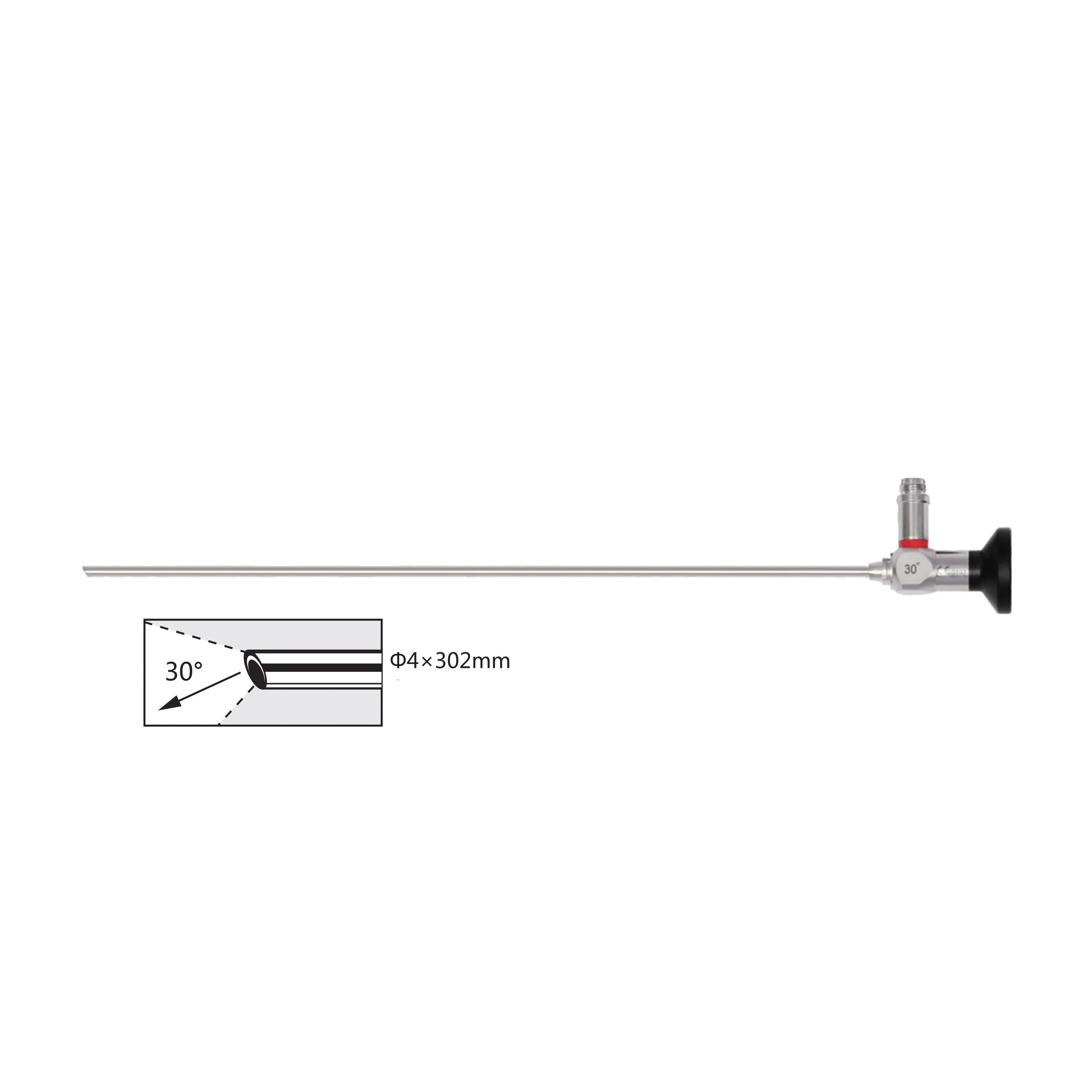 Hysteroscope Endoscope For Obstetrics & Gynecology 0/30 Degree With 4*302mm Sizes Gynecology Instruments