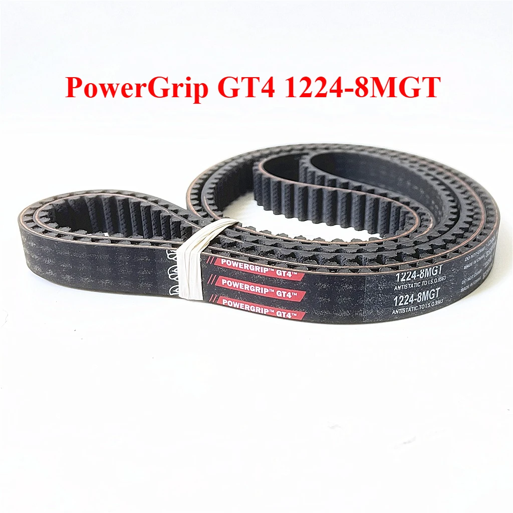 PowerGrip GT4 1224-8MGT 153 Teeth Timing Belt 3D Printer CNC Machine Textile Machine Fan Drive Belt Replacement for GT3/GT2