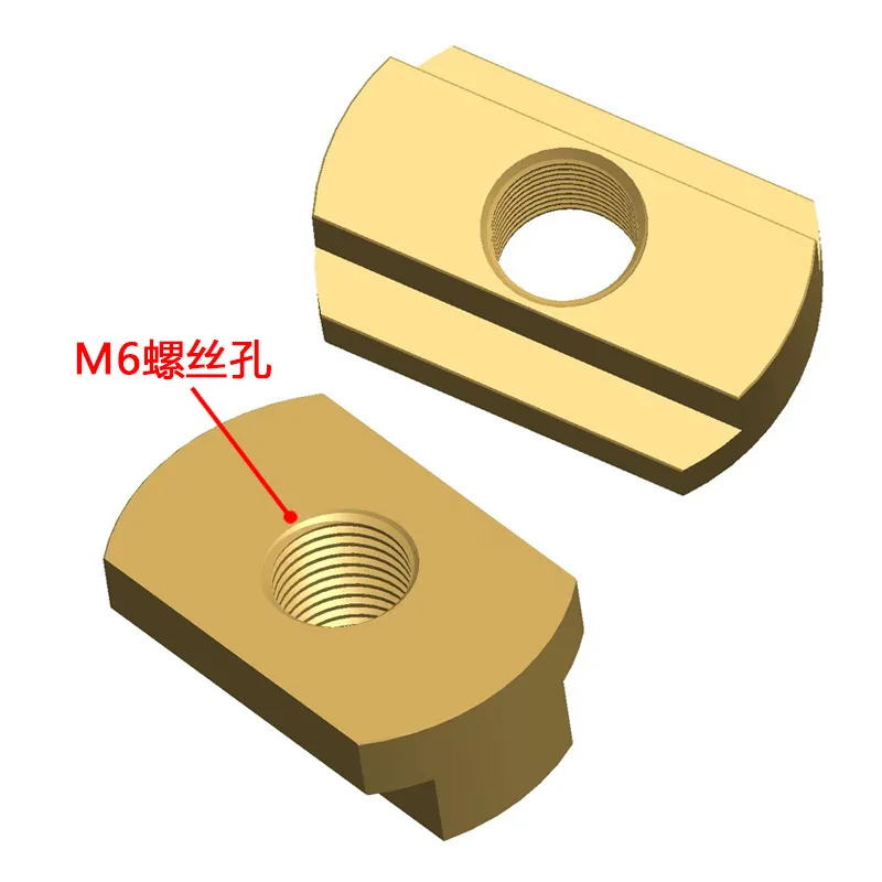 Surfing Accessories For  2024 New Spring Single Hole M6 Screw T-Shaped Copper Nut M8 Surfboard Paddleboard High Quality