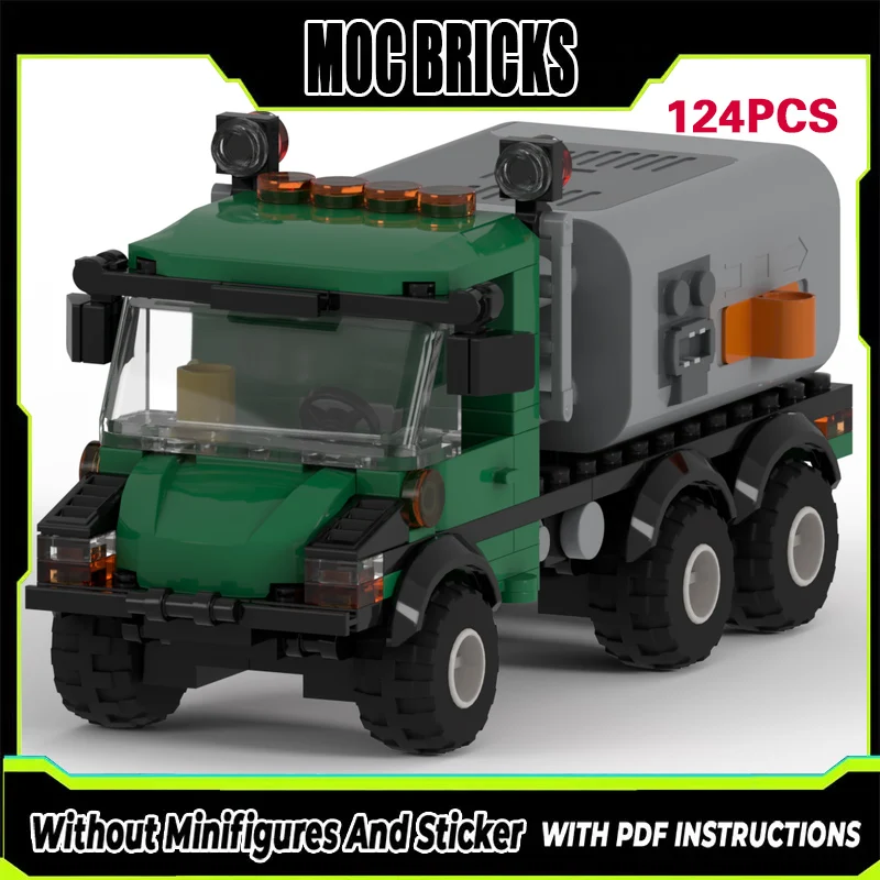 

Конструктор City Car Model MOC: Классический Транспортер с Батарейным Отсеком, Модульная Технология, Подарки, Набор для Сборки, Детские Игрушки