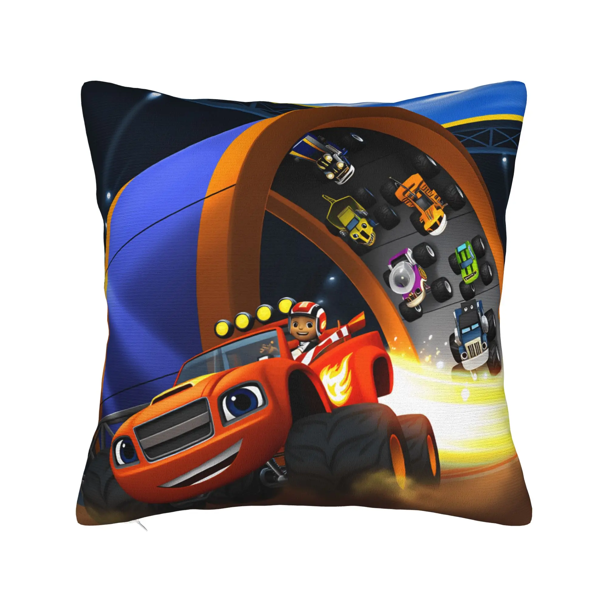 B-Blaze and the Monster M-Machines Pillow Cover  Print Cushion Cover Kawaii Pillow Case For Living Room Chair