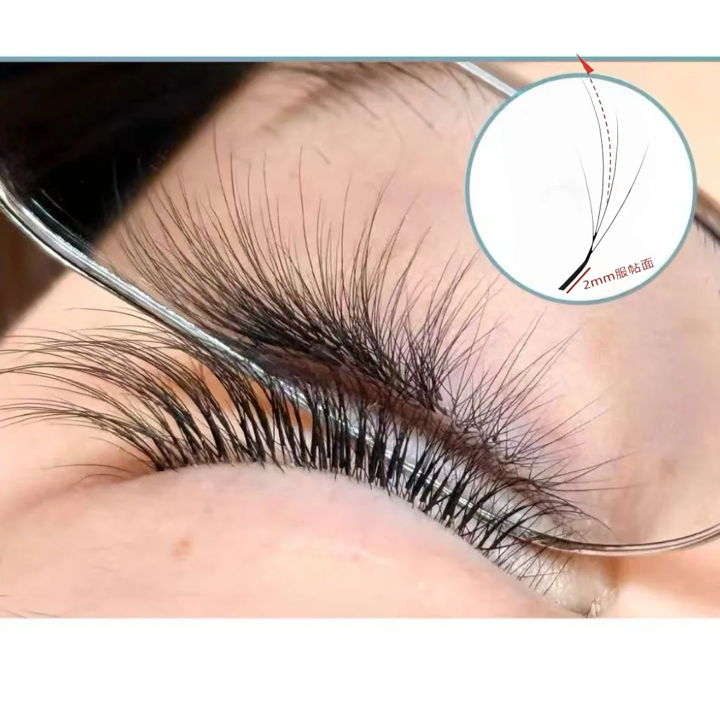 0.07mm Fairy Flower Eyelashes Fluffy and Realistic Four-Leaf CloverFour Strands 8 to 14mm Private Logo Available